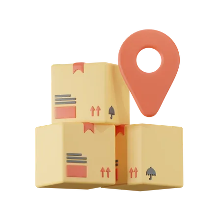 Delivery Location  3D Icon