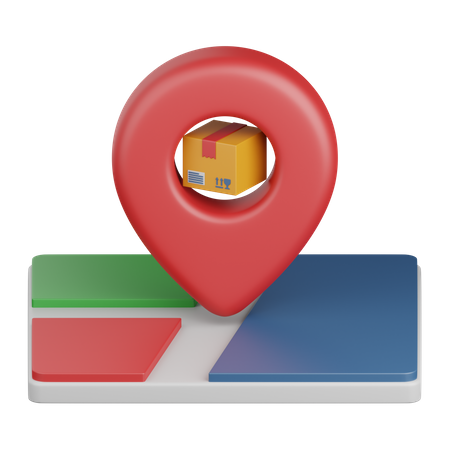 Delivery Location  3D Icon