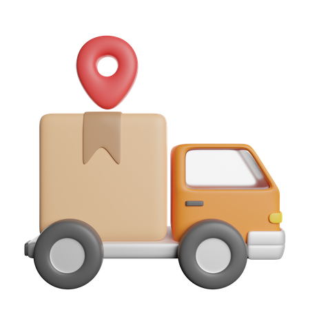 Delivery Location  3D Icon