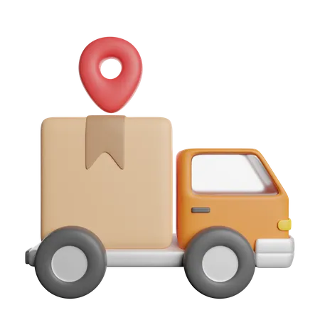 Delivery Location  3D Icon