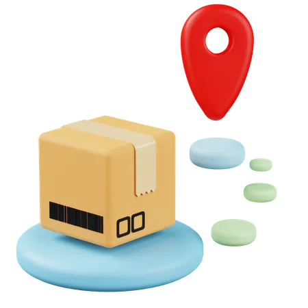 Delivery Location  3D Icon