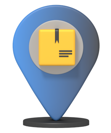 Delivery Location  3D Icon