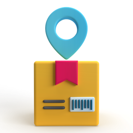 Delivery Location  3D Icon