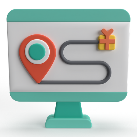 Delivery Location  3D Icon