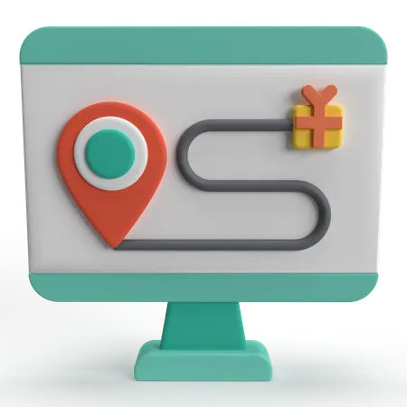 Delivery Location  3D Icon