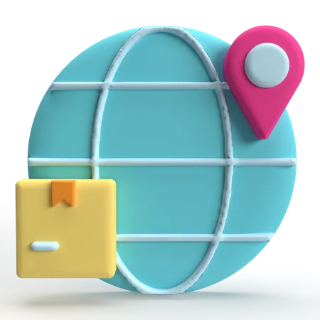 Delivery Location  3D Icon