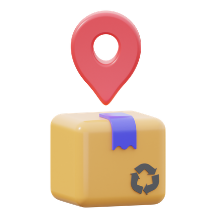 Delivery location  3D Icon