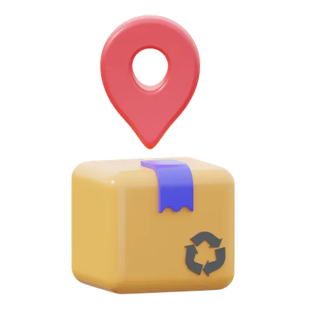 Delivery location  3D Icon