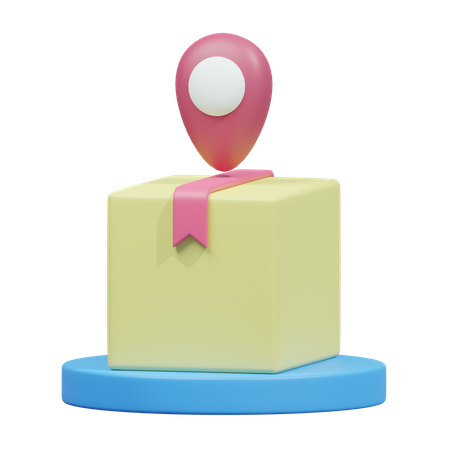 Delivery location  3D Icon