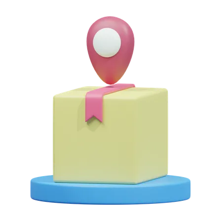 Delivery location  3D Icon