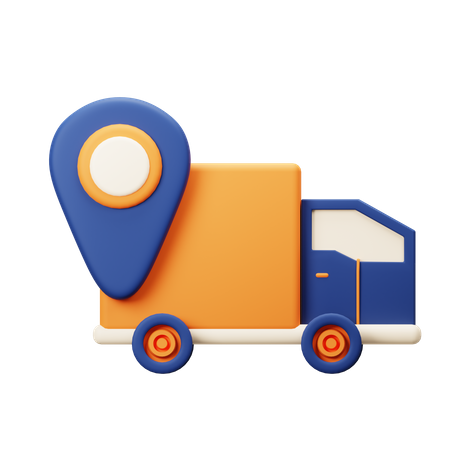 Delivery Location  3D Icon