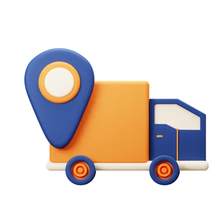 Delivery Location  3D Icon