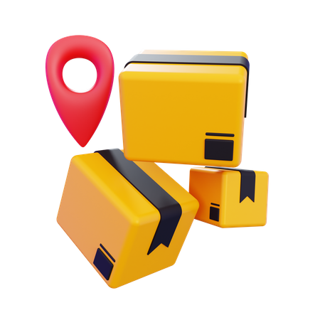 Delivery Location  3D Icon