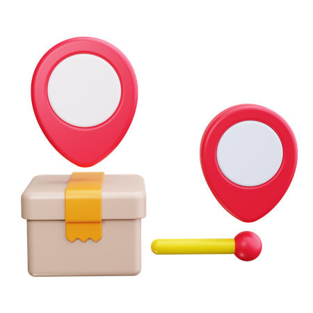 Delivery Location  3D Icon