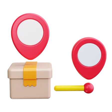 Delivery Location  3D Icon