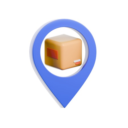 Delivery Location  3D Icon