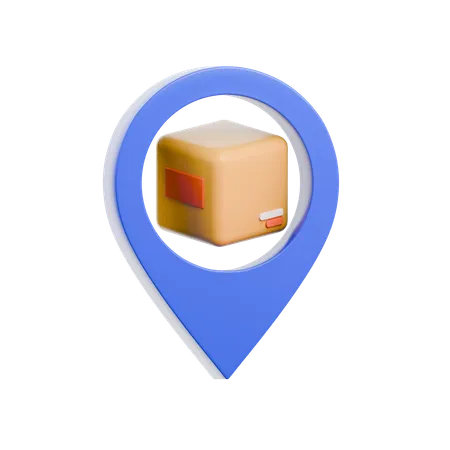 Delivery Location  3D Icon