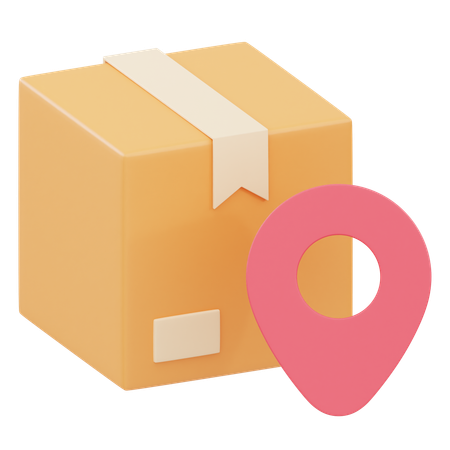 Delivery Location  3D Icon