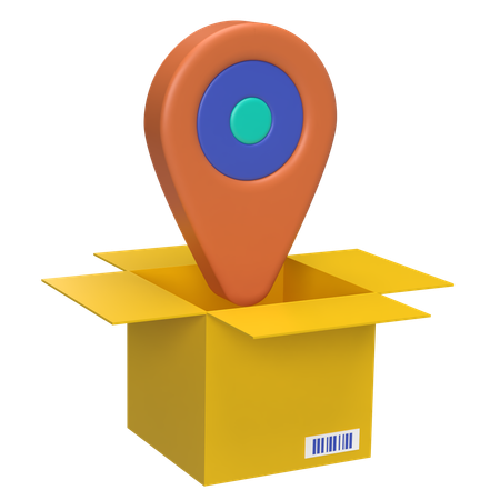 Delivery Location  3D Icon