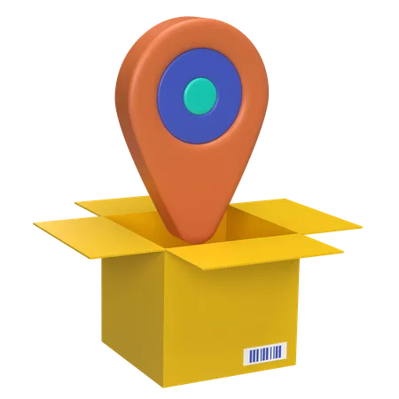 Delivery Location  3D Icon