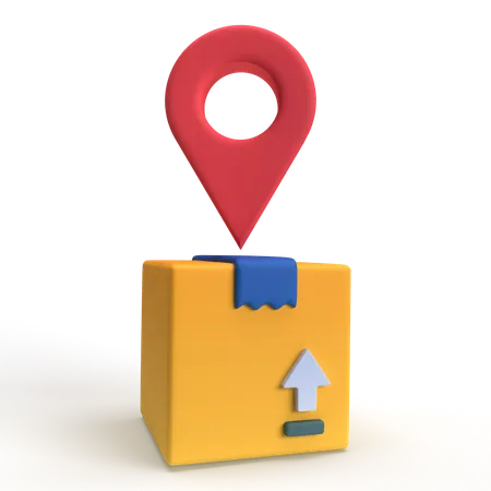 Delivery Location  3D Icon