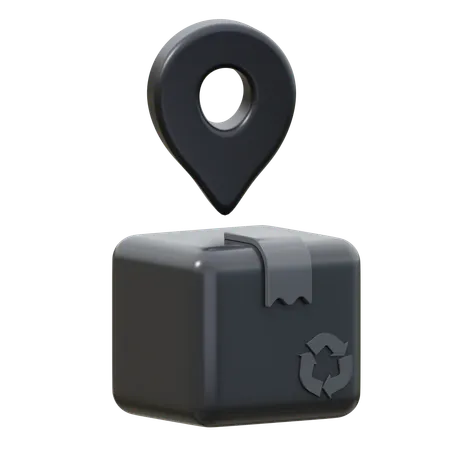 Delivery location  3D Icon