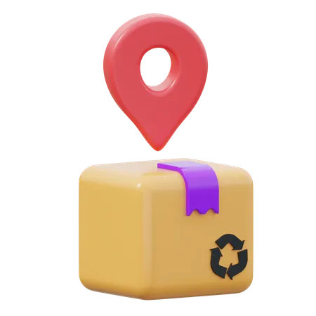 Delivery location  3D Icon