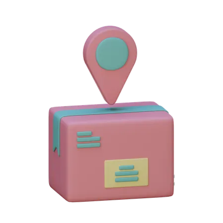 Delivery Location  3D Icon