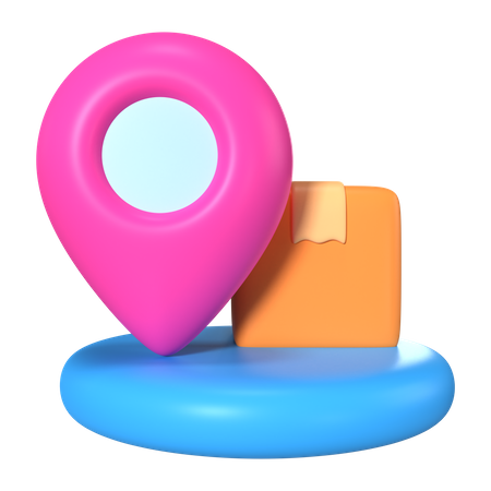 Delivery Location  3D Icon