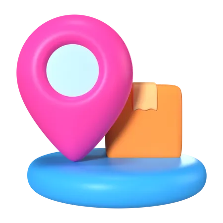 Delivery Location  3D Icon