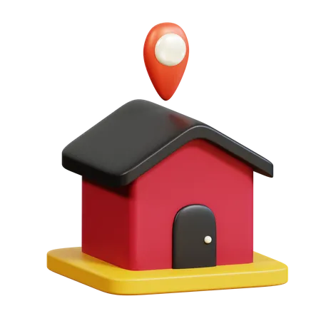 Delivery Location  3D Icon