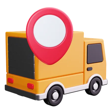 Delivery Location  3D Icon