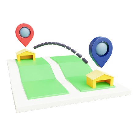 Delivery Location  3D Icon