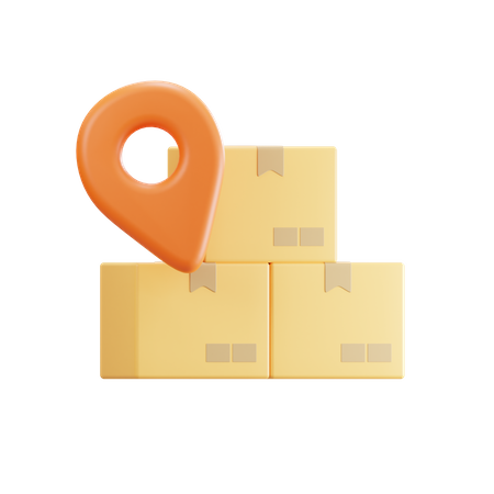 Delivery Location  3D Icon