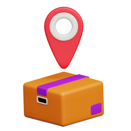 Delivery location  3D Icon