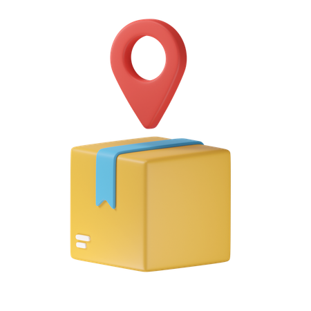 Delivery Location  3D Icon