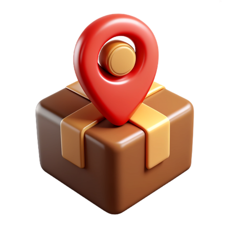 Delivery location  3D Icon