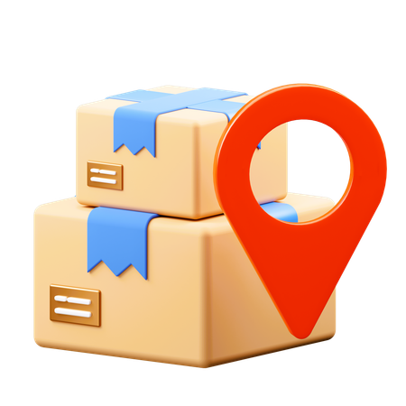 Delivery location  3D Icon