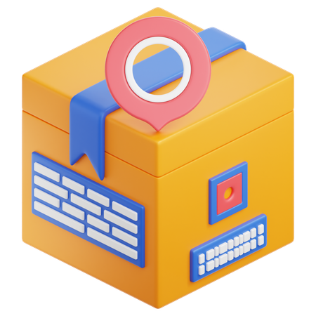 Delivery Location  3D Icon