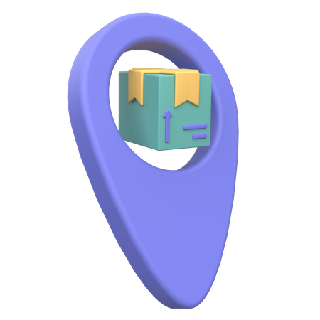 Delivery Location  3D Icon