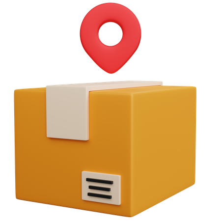 Delivery Location  3D Icon
