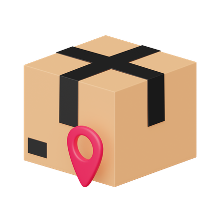 Delivery location  3D Icon