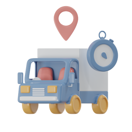 Delivery Location  3D Icon
