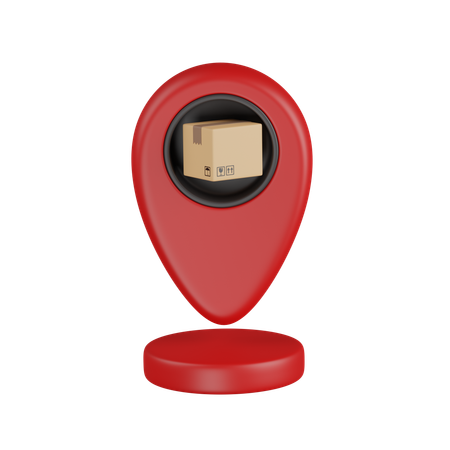 DELIVERY LOCATION  3D Icon