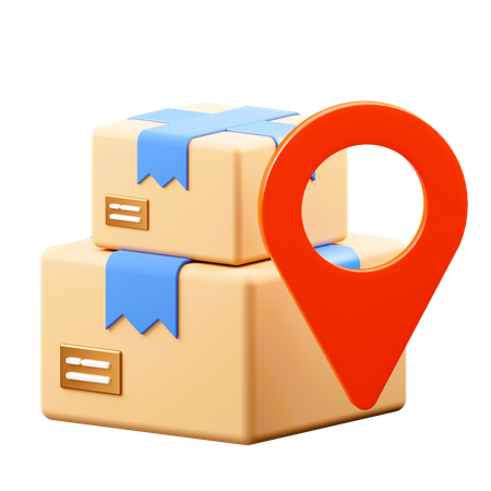 Delivery location  3D Icon