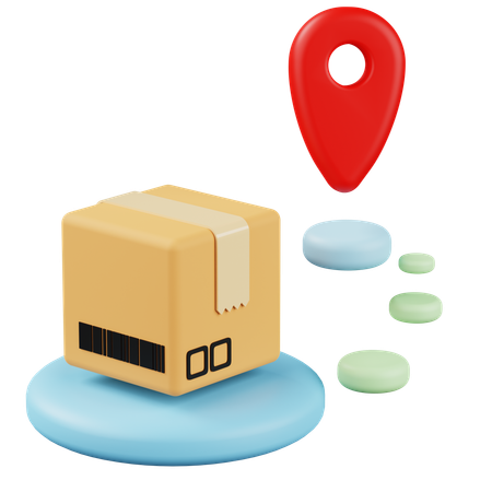 Delivery Location  3D Icon
