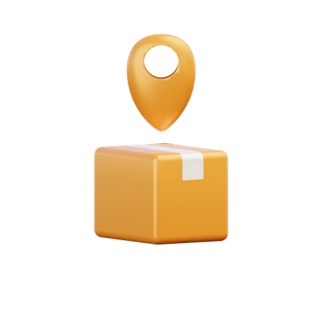 Delivery Location  3D Illustration