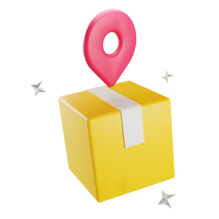 Delivery Location  3D Illustration