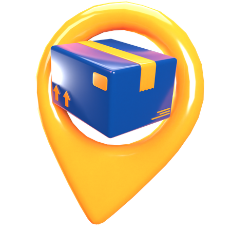 Delivery Location  3D Illustration