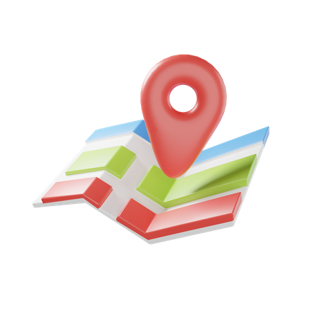 Delivery Location  3D Illustration